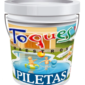 Pintura para piletas base agua toques